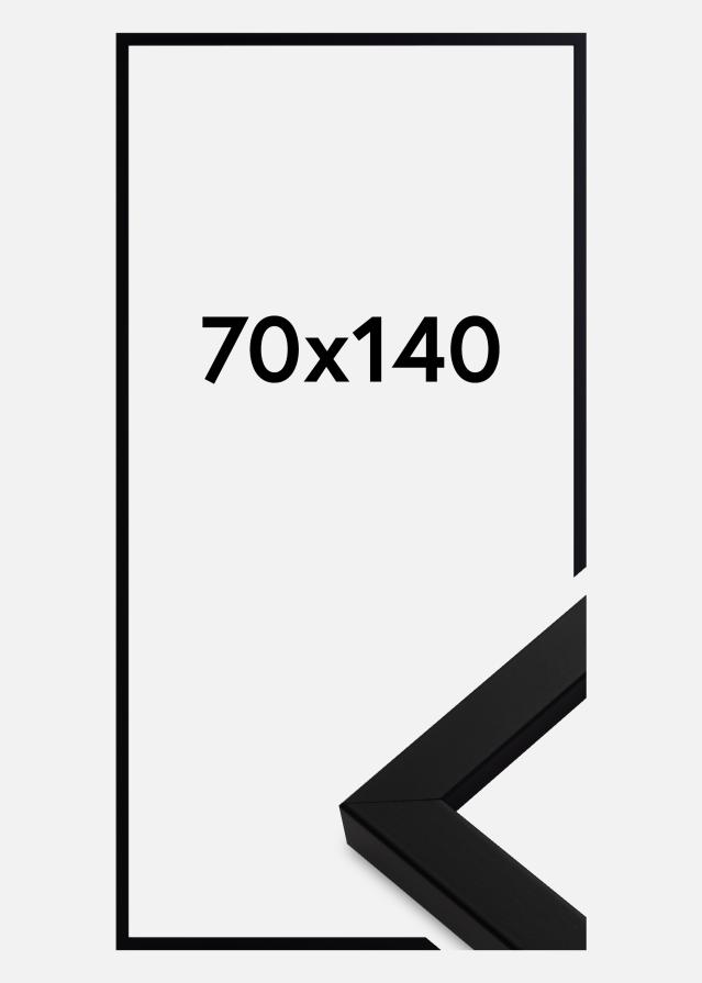 Ramme Blocky Akrylglass Svart 70x140 cm