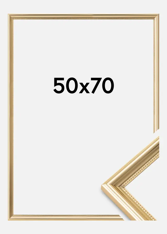 Ramme Gala Akrylglass Gull 50x70 cm