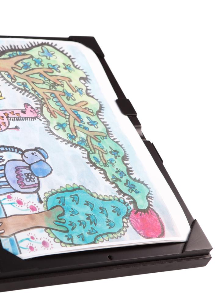 Ramme til Barnekunst Little Davinci Svart A3