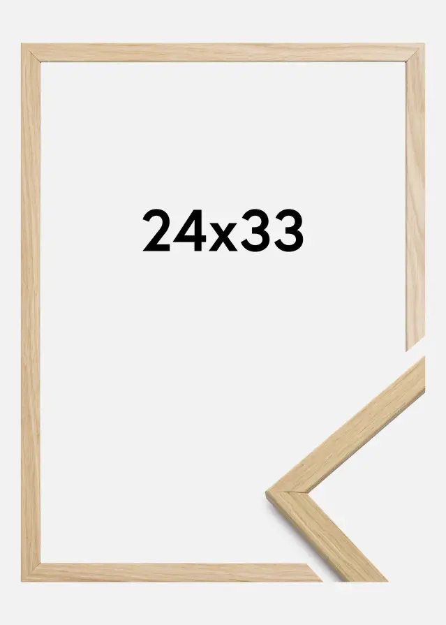 Ramme Edsbyn Akrylglass Eik 24x33 cm
