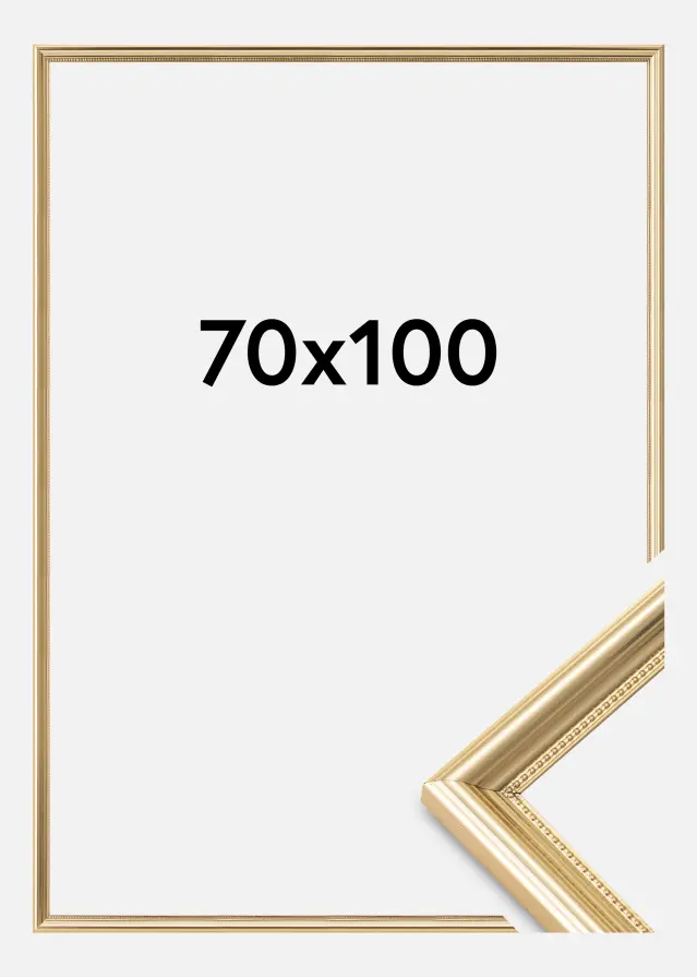 Ramme Gala Akrylglass Gull 70x100 cm