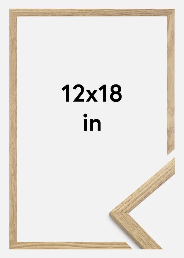 Ramme Trendy Akrylglass Eik 12x18 inches (30,48x45,72 cm)