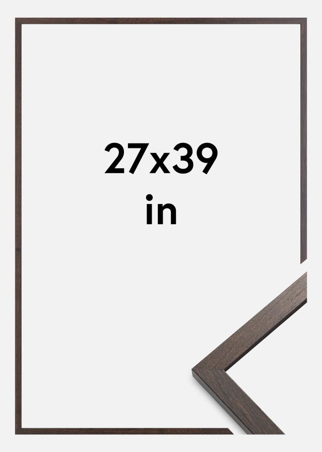 Ramme Trendy Akrylglass Valnøtt 27x39 inches (68,58x99,06 cm)