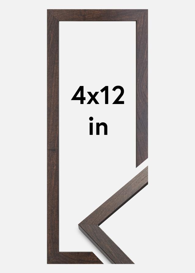 Ramme Trendy Akrylglass Valnøtt 4x12 inches (10,16x30,5 cm)