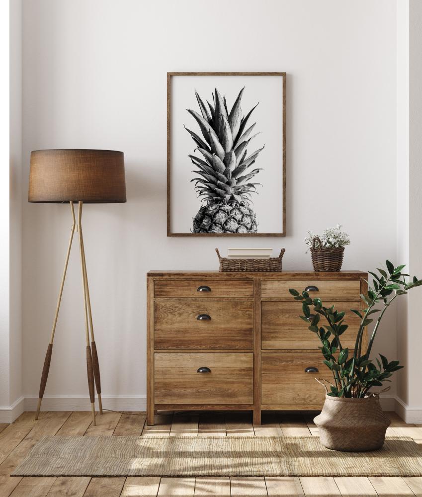 Pineapple Bw Plakat