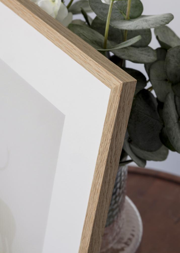 Ramme Smal Eik Akrylglass 32x32 cm