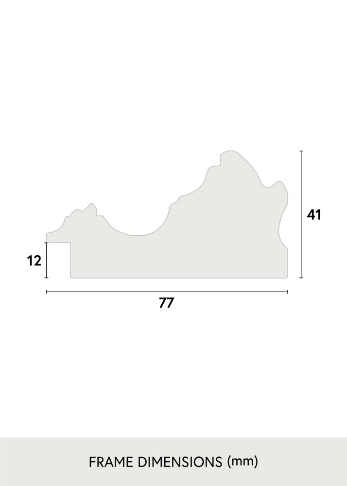 Ramme Muskö Gull - Valgfri størrelse