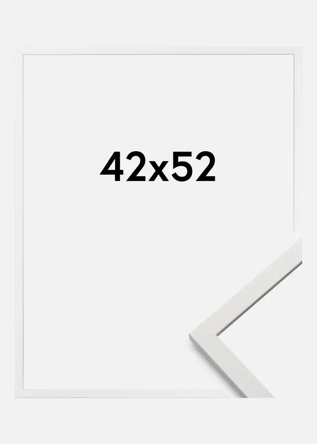 Ramme Edsbyn Akrylglass Hvit 42x52 cm