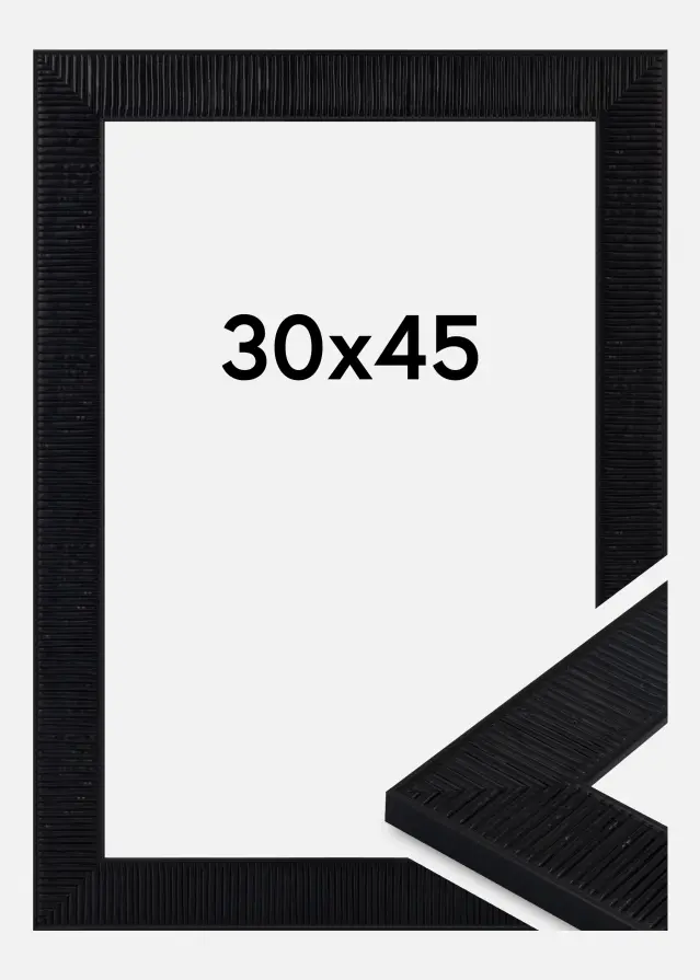 Ramme Lund Akrylglass Svart 30x45 cm