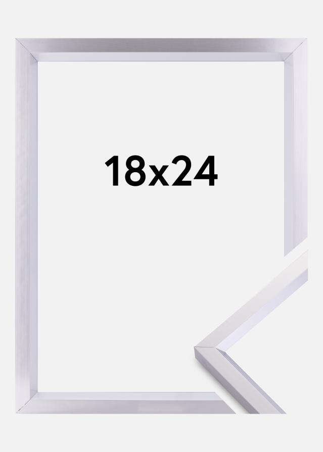 Ramme Steel Style Sølv 18x24 cm