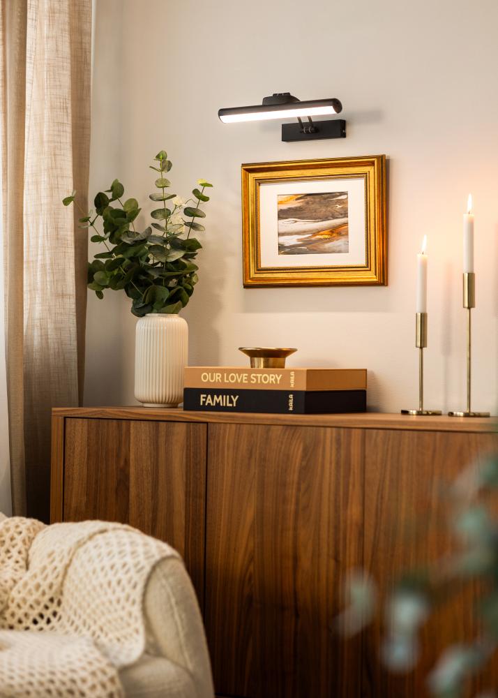 KAILA Luster Batteridrevet Tavelbelysning 32 cm - Svart