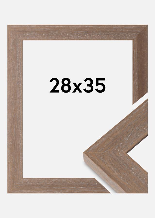 Ramme Juno Akrylglass Grå 28x35 cm