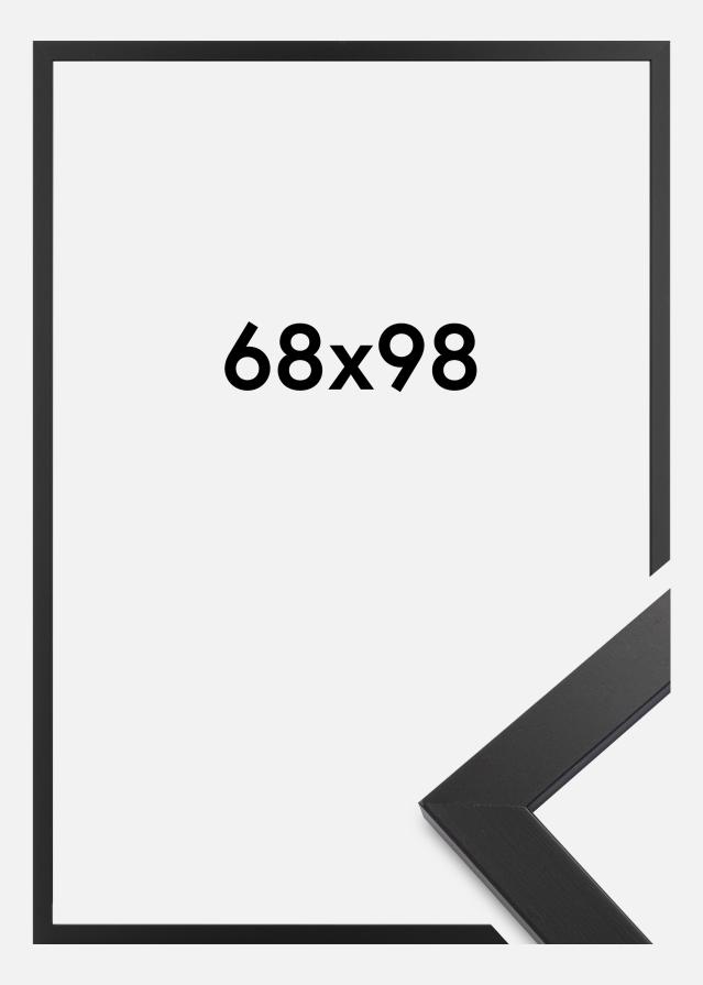 Ramme Black Wood Akrylglass 68x98 cm