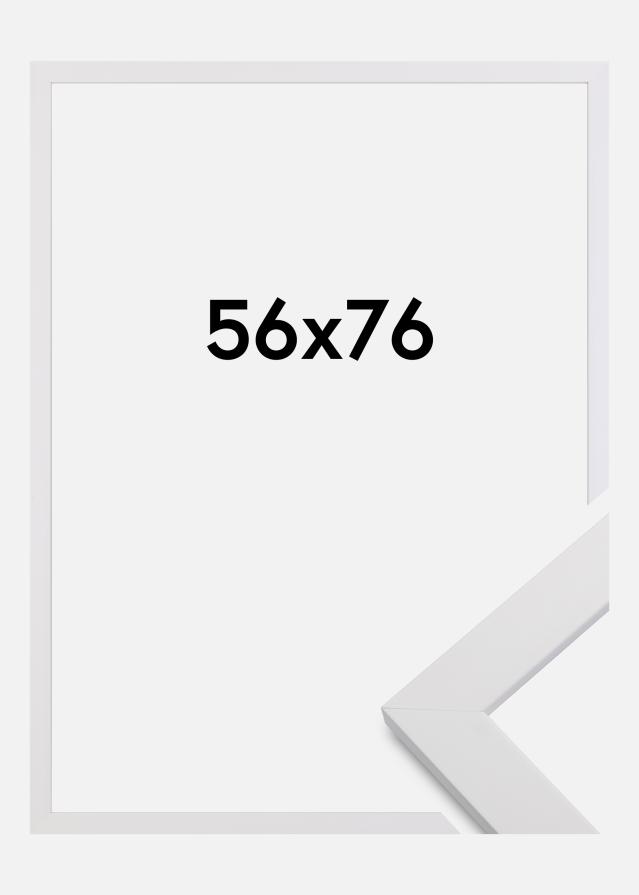 Ramme White Wood Akrylglass 56x76 cm