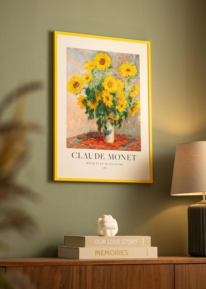 Colorful Akrylglass Gul 50x70 cm