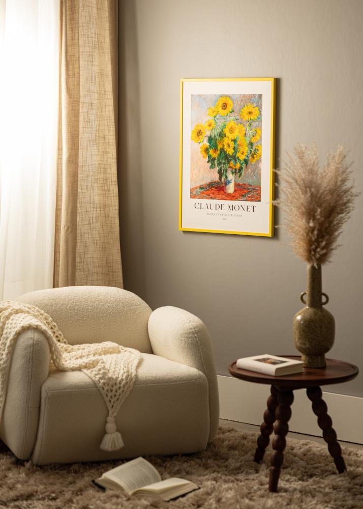 Colorful Akrylglass Gul 50x70 cm