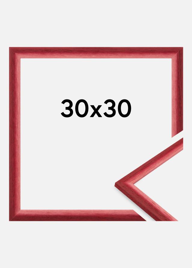 Ramme Cornwall Akrylglass Mørkerød 30x30 cm