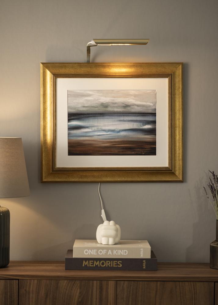 Eklunds Uno 1 Maleribelysning 24 cm - Messing