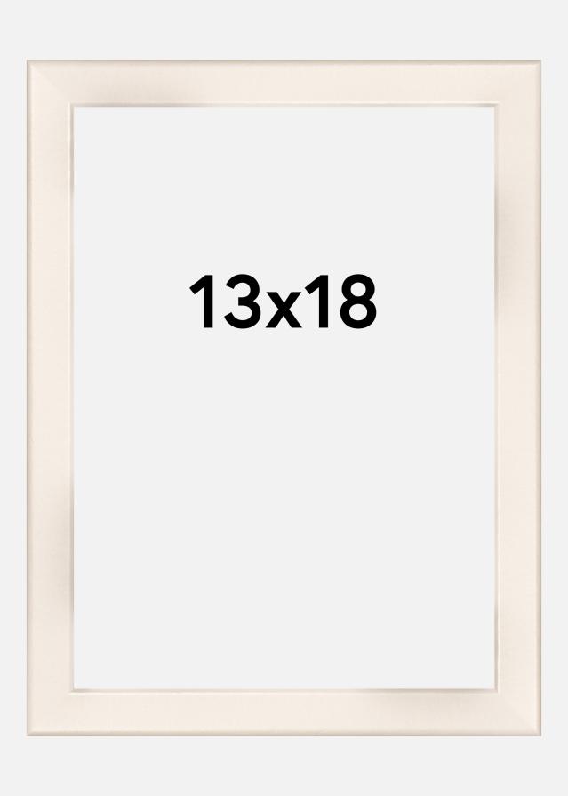 Ramme Liv Akrylglass Hvit 13x18 cm