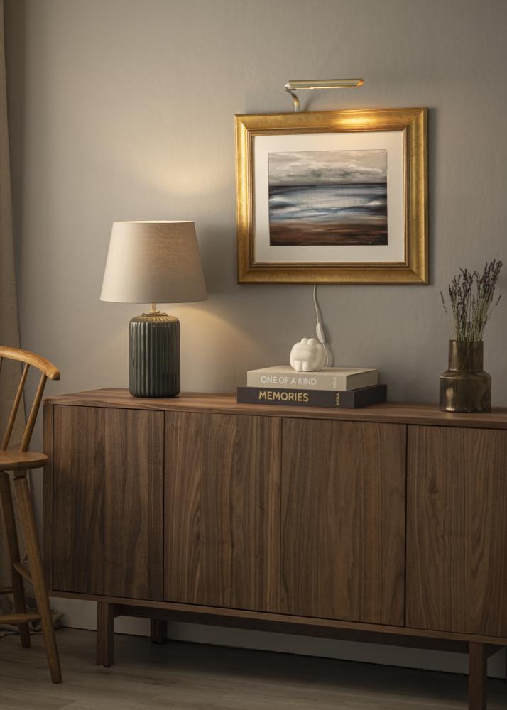 Eklunds Uno 1 Maleribelysning 24 cm - Messing