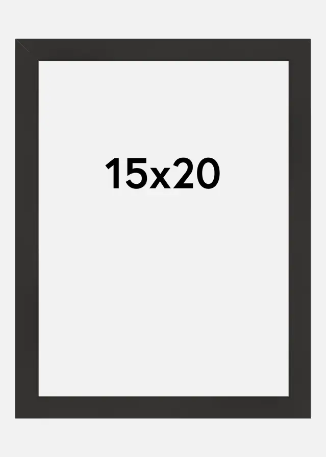 Ramme Liv Akrylglass Svart 15x20 cm
