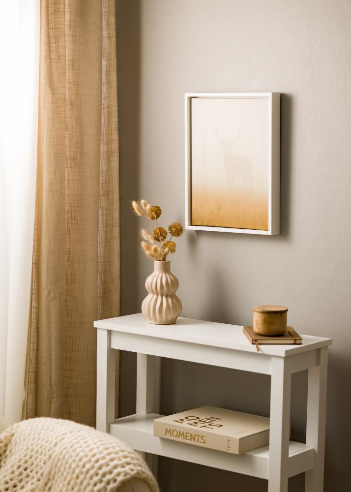 Ramme Ra Skyggeramme Hvit - Valgfri Størrelse