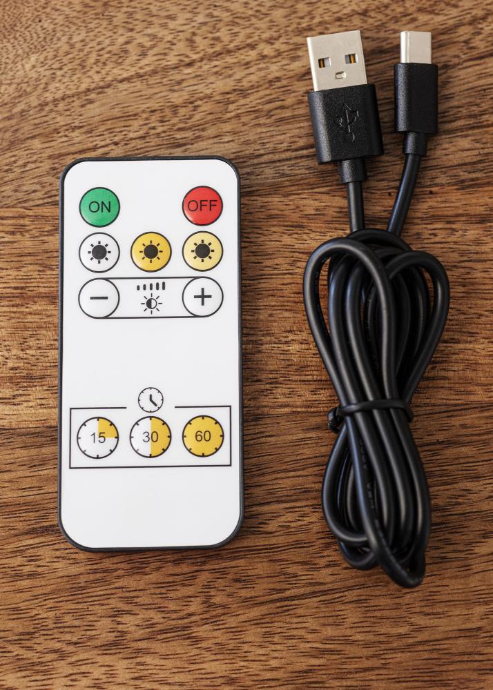 KAILA Luster Batteridrevet Tavelbelysning 32 cm - Svart