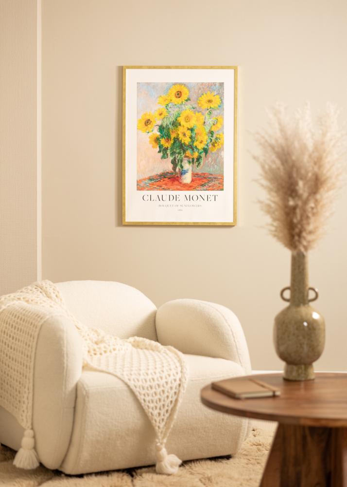 Ramme Ares Akrylglass Gull 24x30 cm