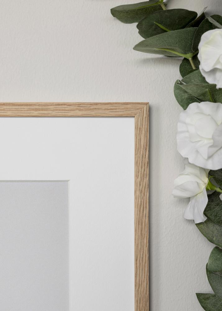 Ramme Smal Eik Akrylglass 32x32 cm