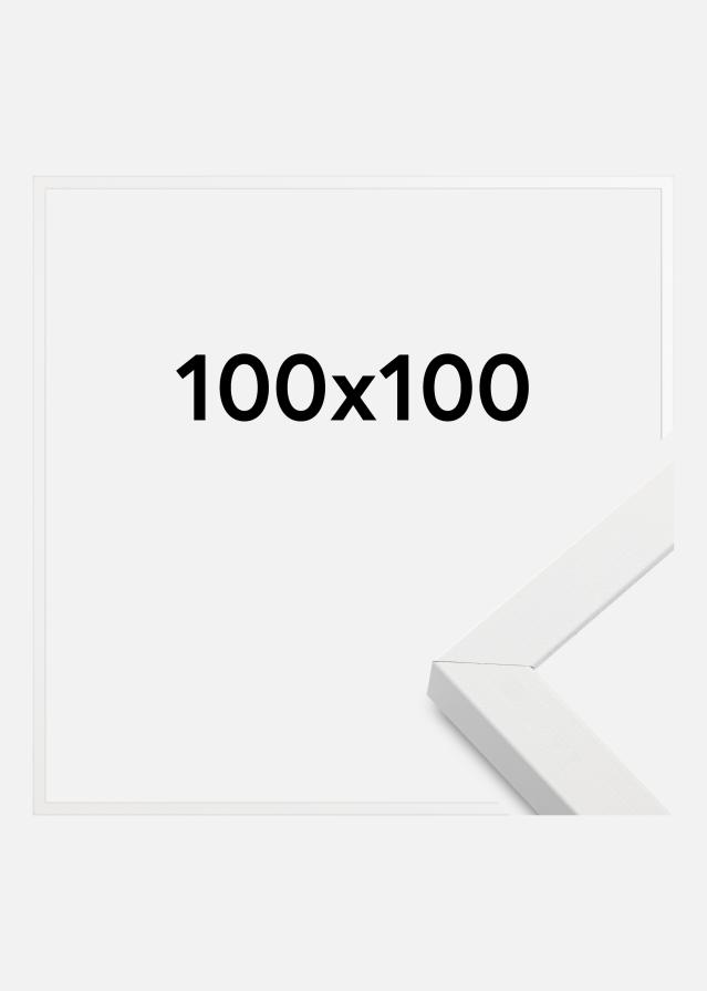 Ramme Amanda Box Akrylglass Hvit 100x100 cm