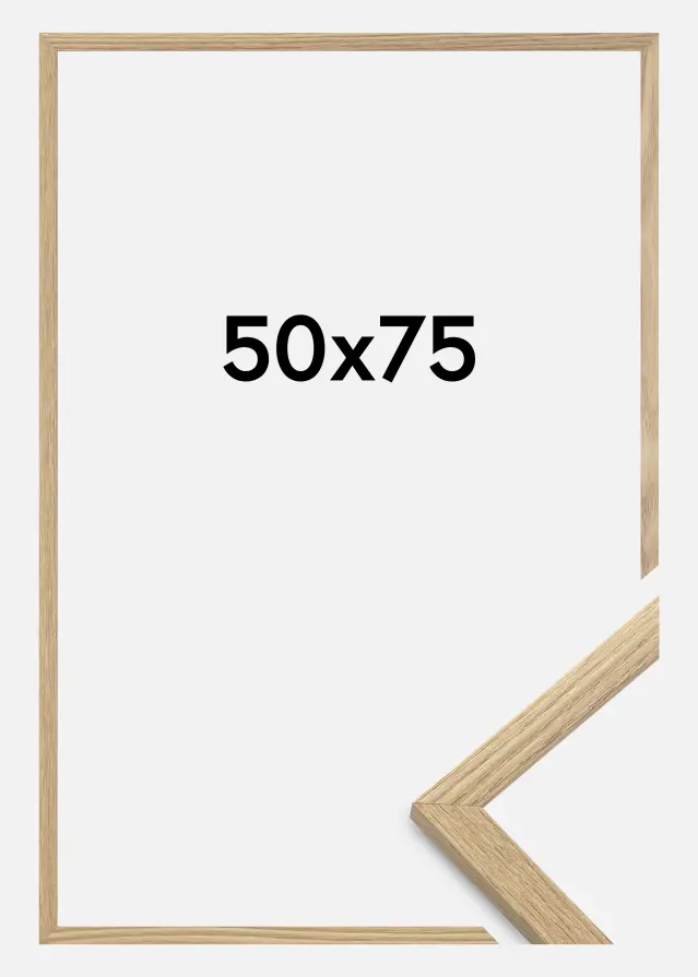 Ramme Trendy Akrylglass Eik 50x75 cm