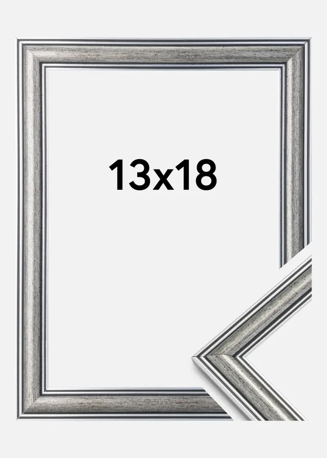 Ramme Frigg Sølv 13x18 cm