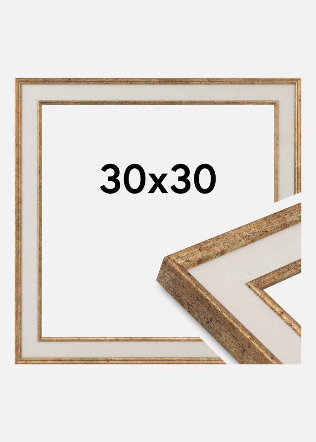 Ramme Dolly Akrylglass Gull 30x30 cm