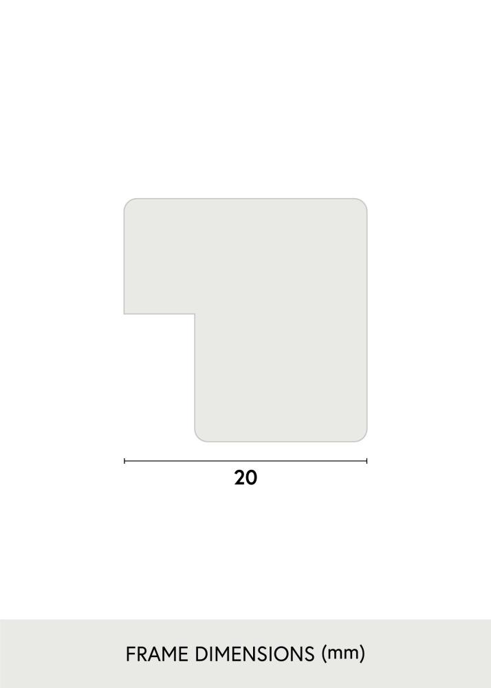 Speil Solid Smoked Oak 43x123 cm