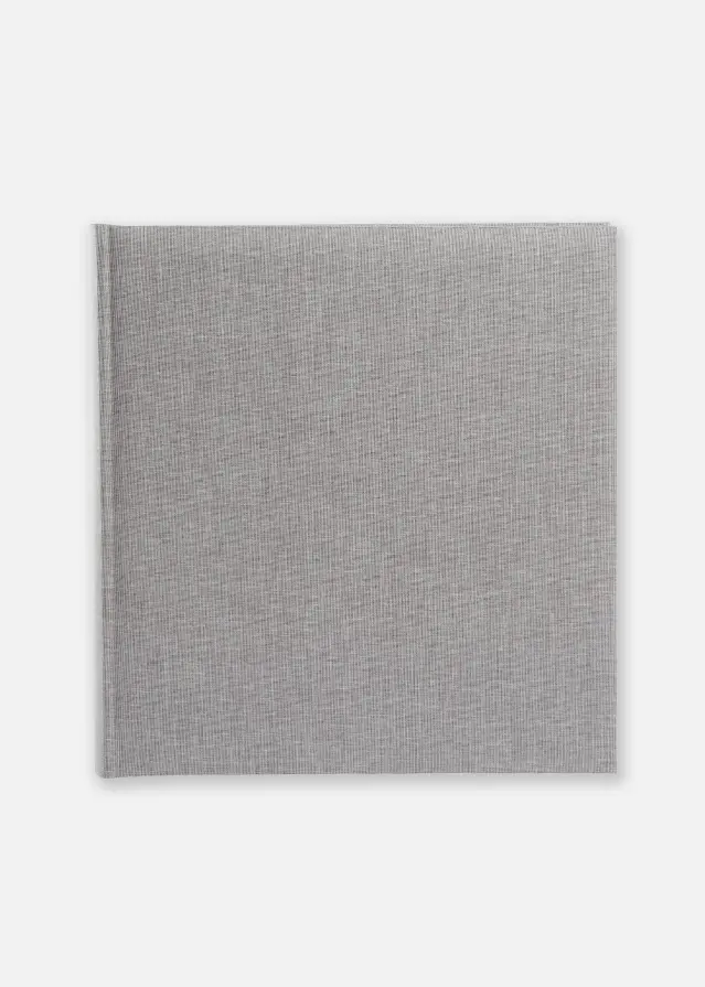 Summertime Fotoalbum Grå - 35x36 cm (100 Hvite sider / 50 ark)