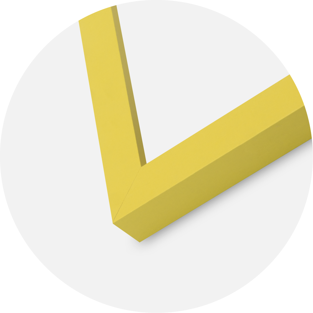 Ramme Selection Akrylglass Yellow 40x40 cm