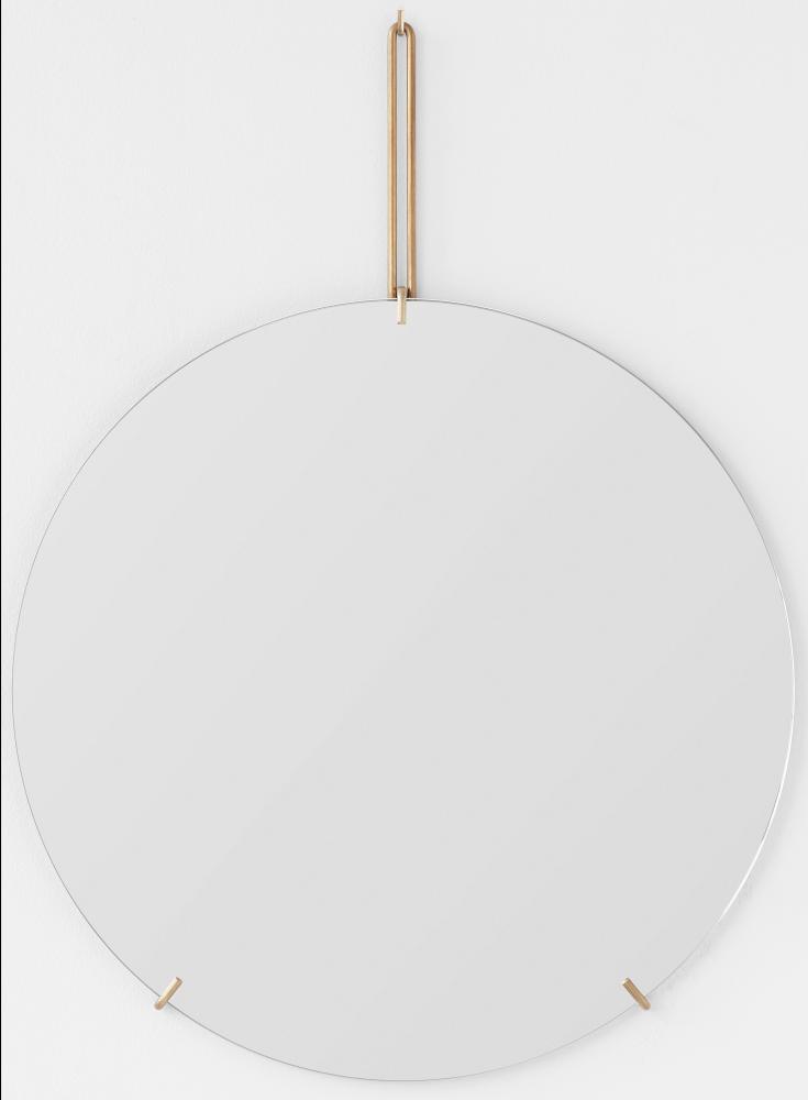 Moebe Wall Mirror Messing 50 cm Ø