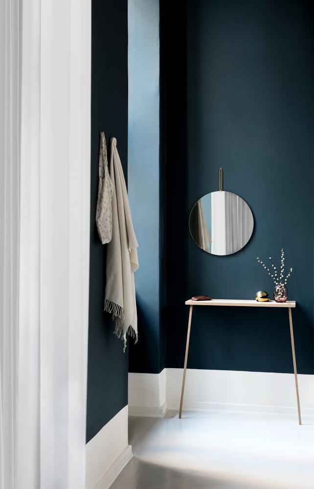 Moebe Wall Mirror Messing 50 cm Ø