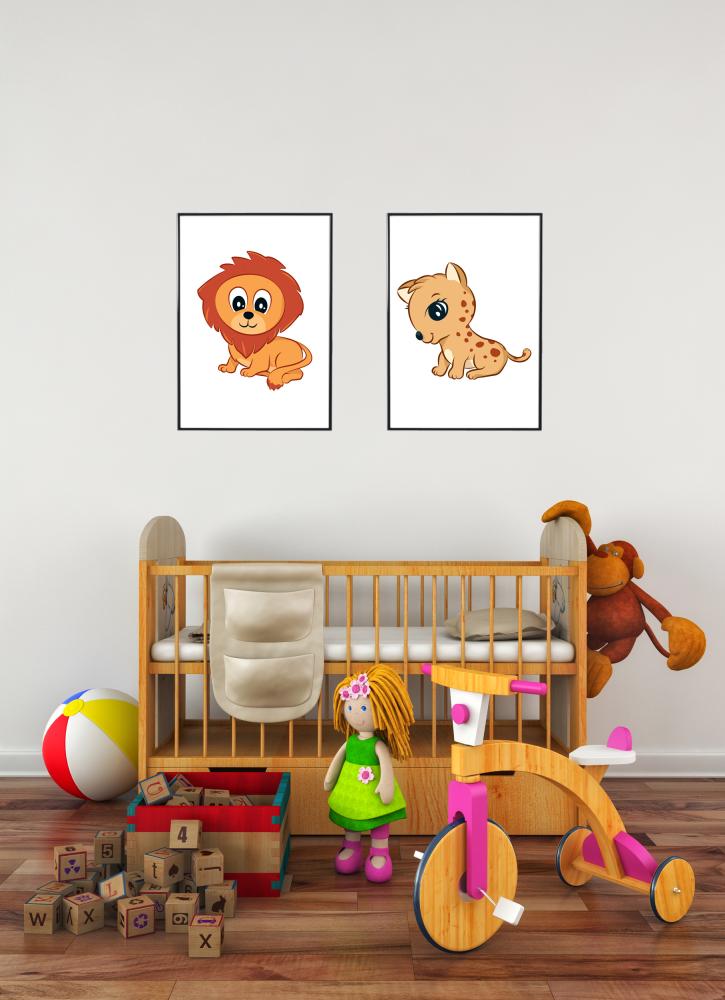 Verdens Dyr Poster - Løve