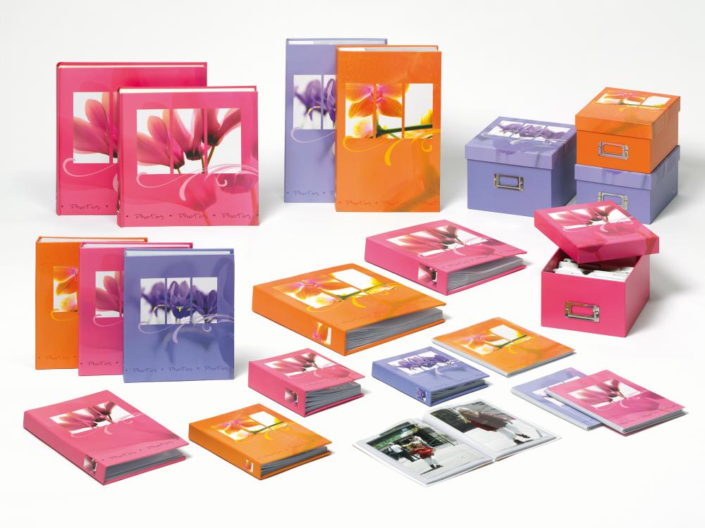 Flora Flipp Oransje - 60 Bilder i 13x18 cm