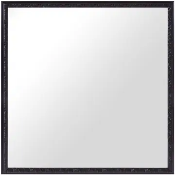 Speil Nostalgia Svart 65x65 cm