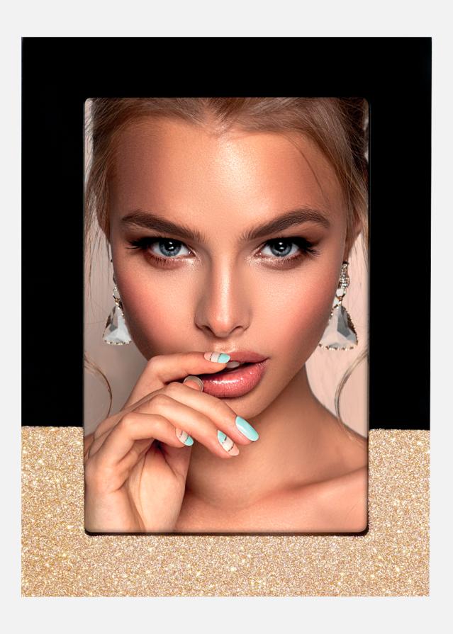 Ramme Morgex Svart 13x18 cm