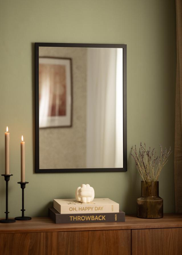 Speil Black Wood 53x73 cm