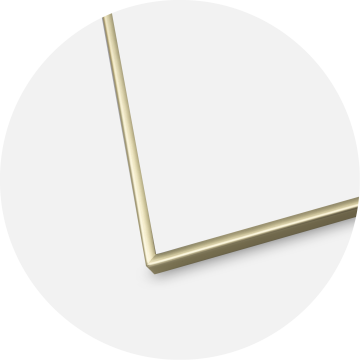 Ramme Slät Metall Gull 13x18 cm