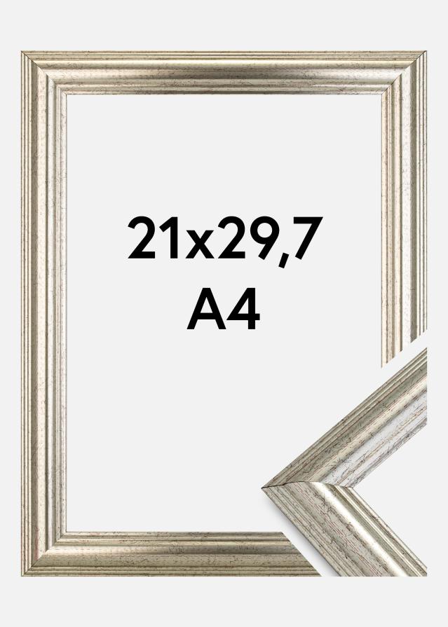 Ramme Västkusten Akrylglass Sølv 21x29,7 cm (A4)