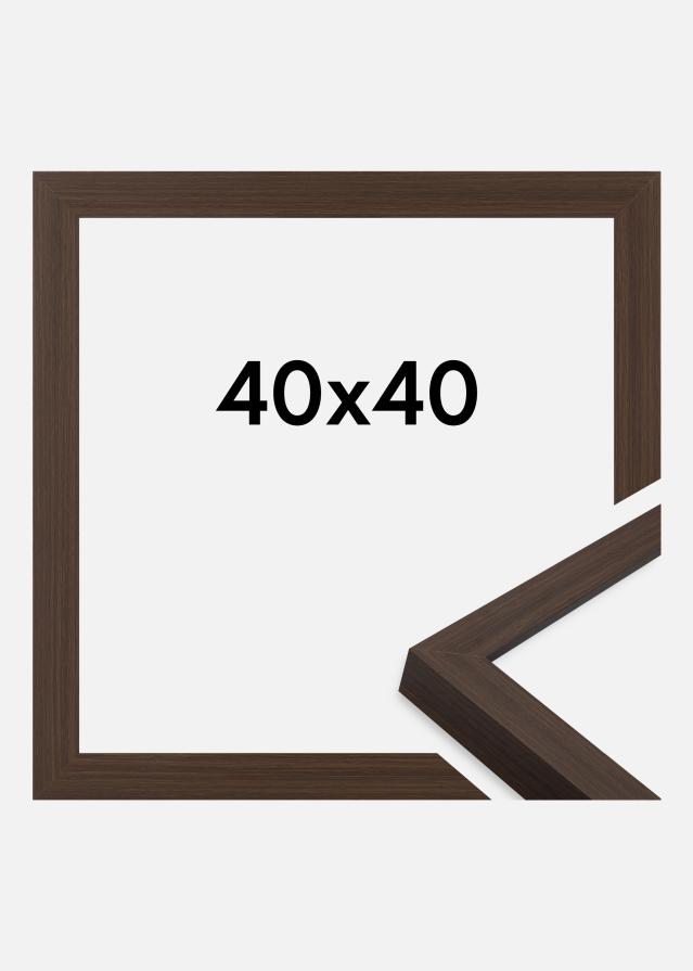 Ramme Wells Akrylglass Brun 40x40 cm