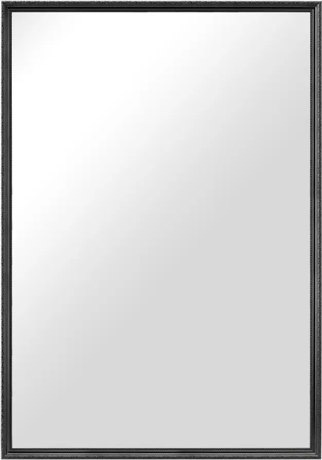 Speil Abisko Svart 74x104 cm