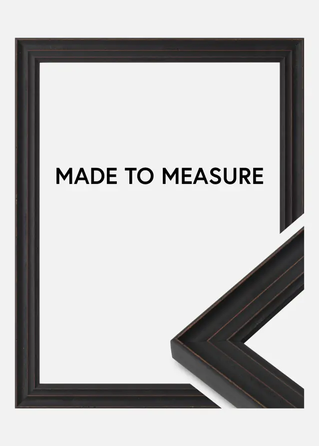 Ramme Heby Svart - Valgfri størrelse