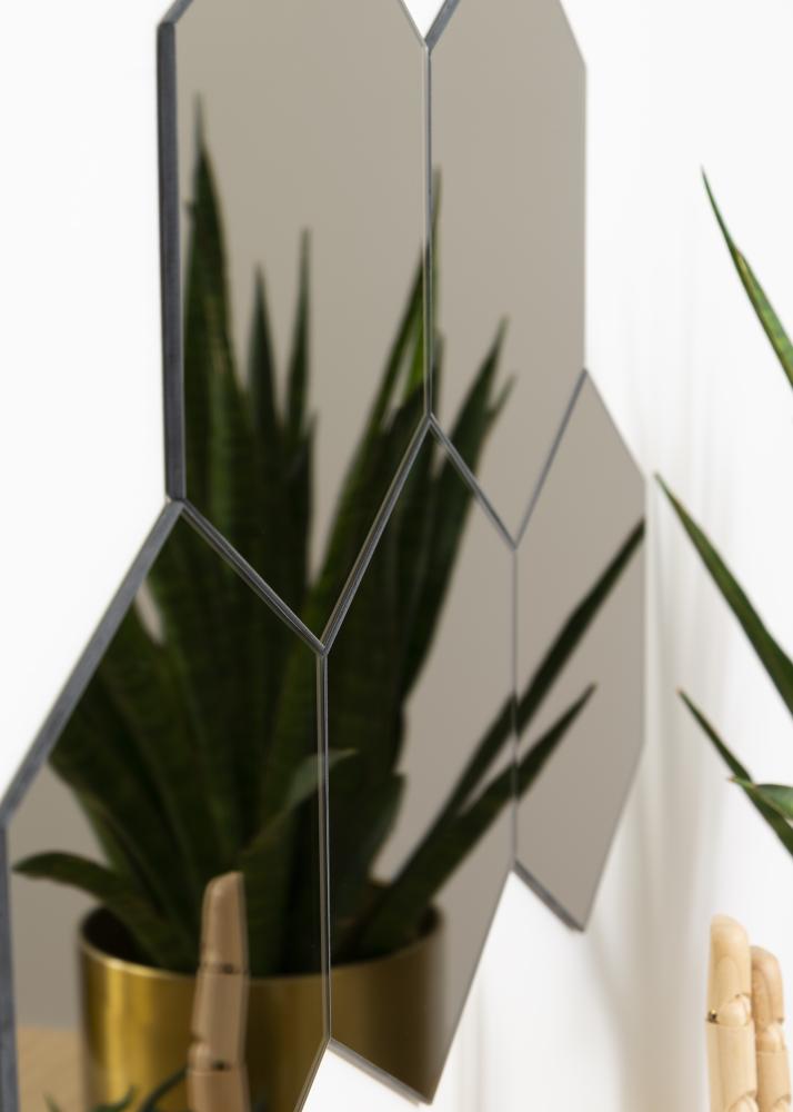 KAILA Speil Hexagon Dark Bronze 18x21 cm - 5-pk