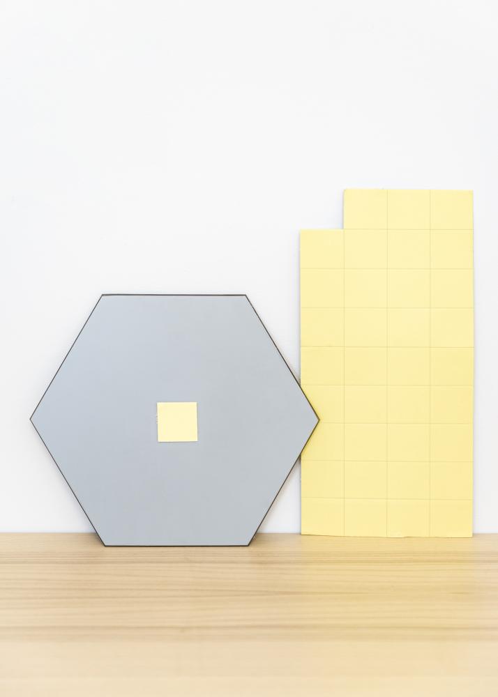 KAILA Speil Hexagon Dark Bronze 18x21 cm - 5-pk